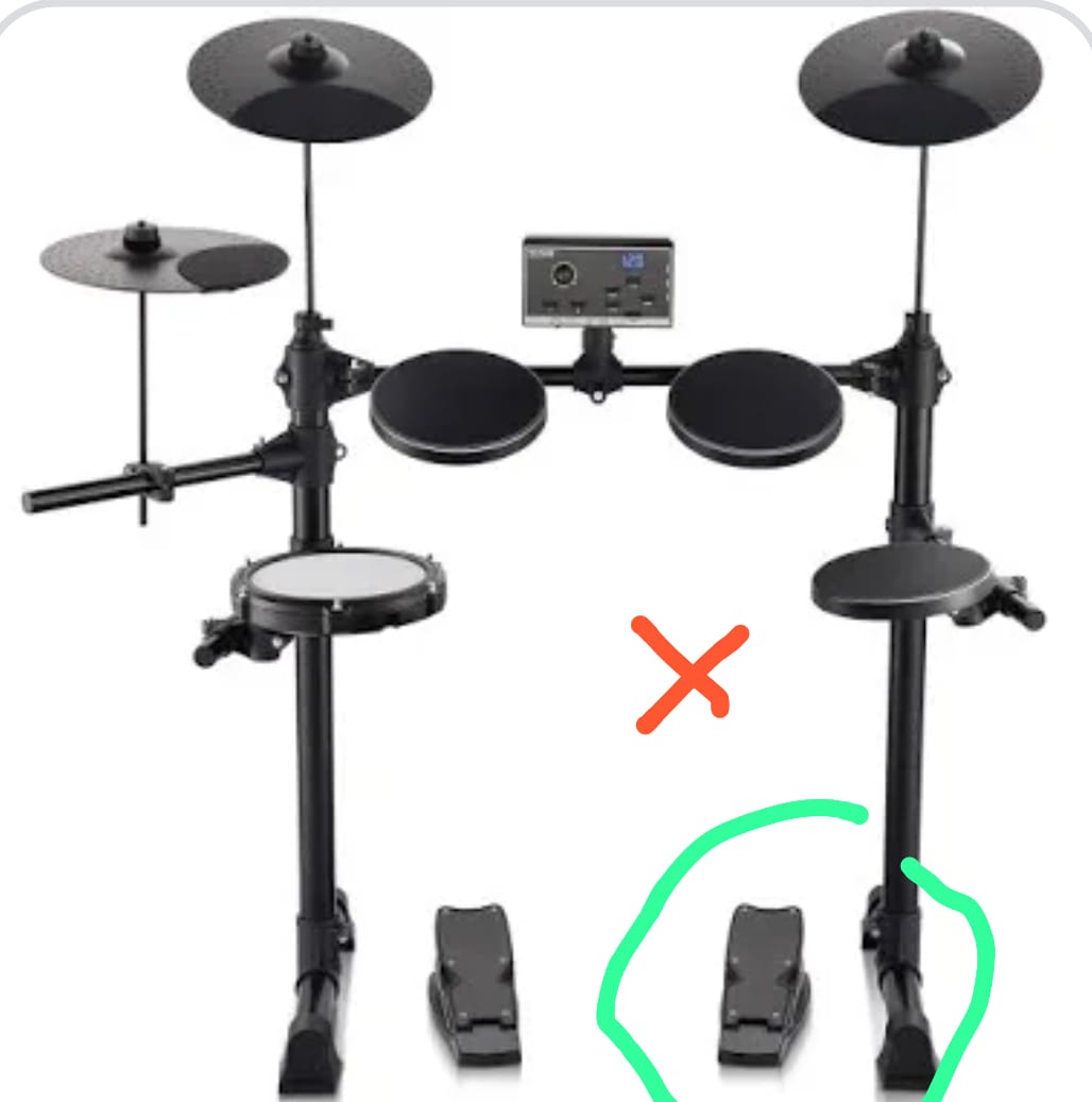 Bass drum pedal example 2